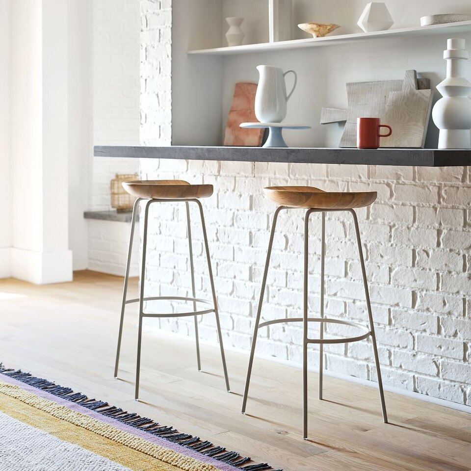 Alden Counter Stool White West Elm Australia